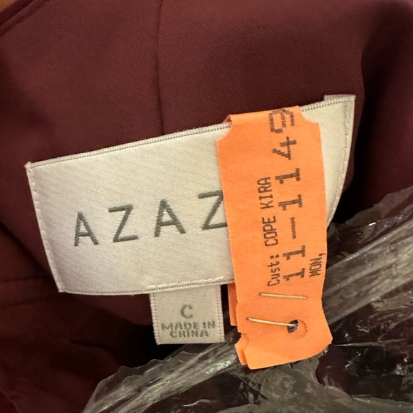 Dress Floor length Burgundy One Shoulder - Picture 5 of 5